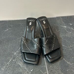 Black Women's Slide Sandals